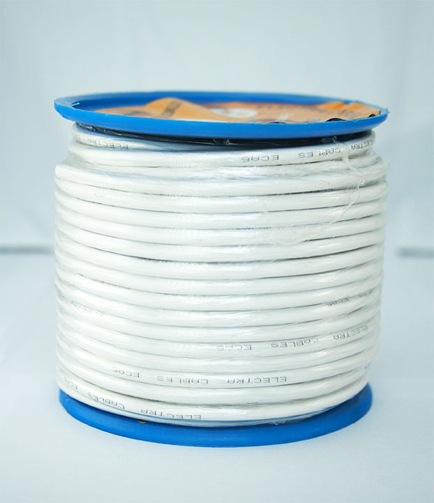 6mm Single Core Cable White - ELECTRA