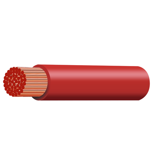 2 B&S Red Single Core Battery Starter Cable 30m